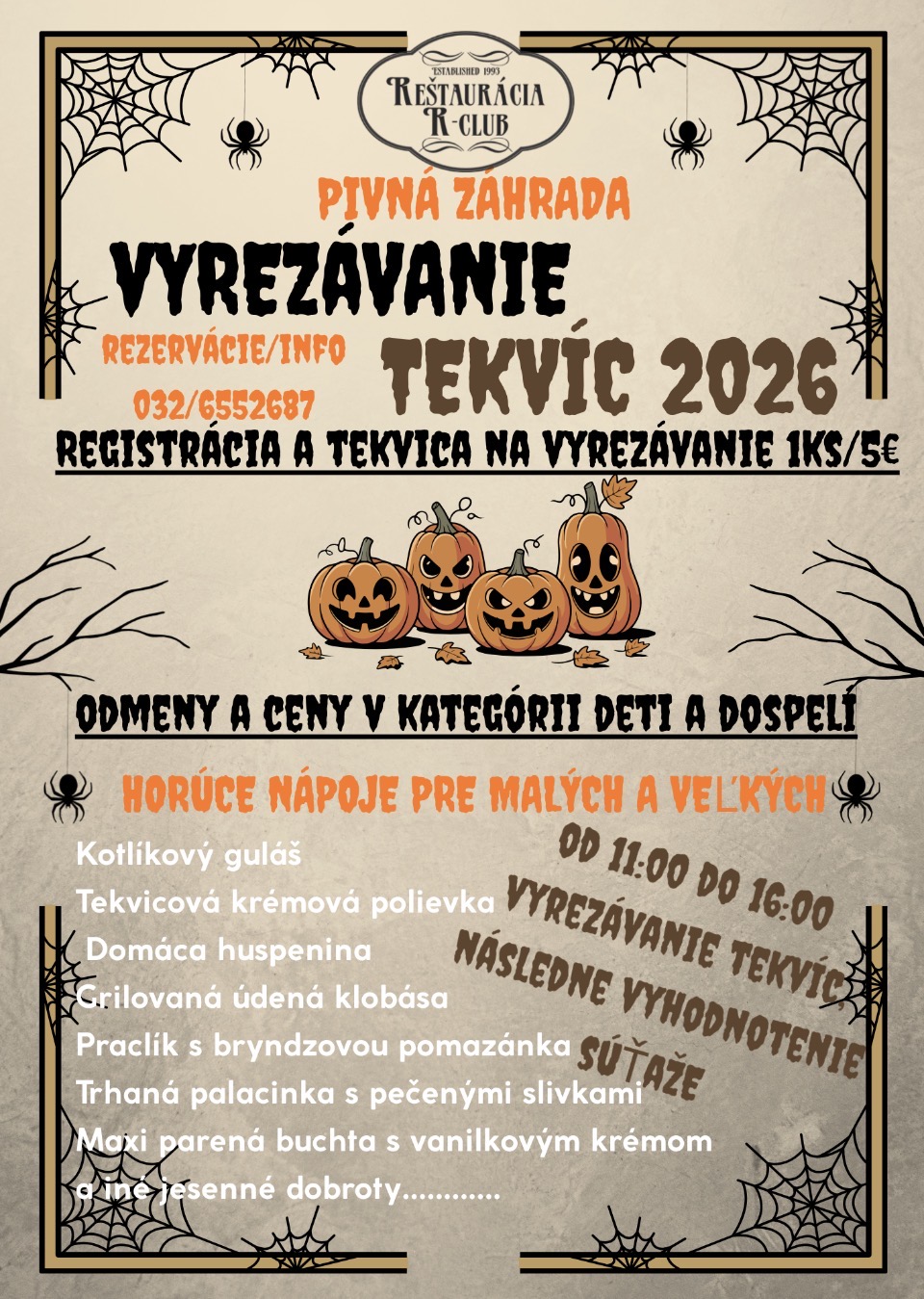 Reštaurácia R-Club Trenčianske Teplice - TEKVICE 